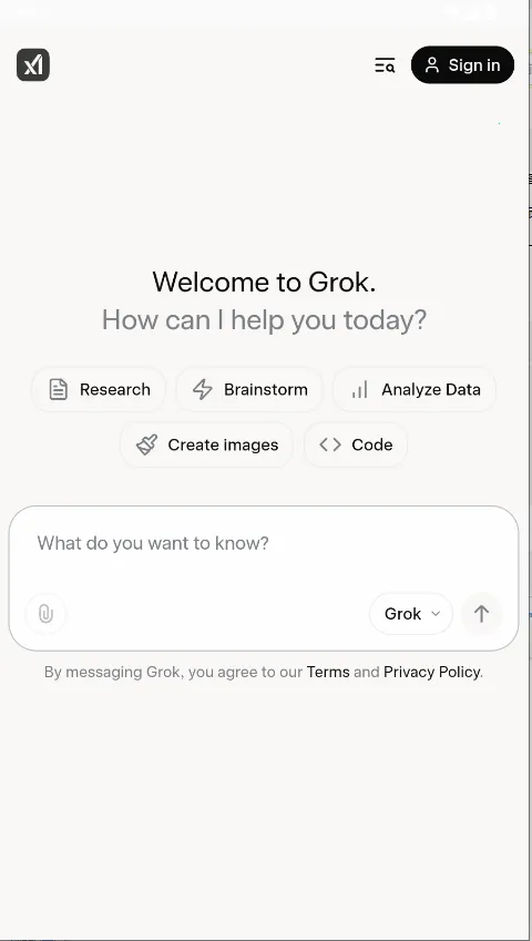 Grok AI(ʴ)v1.1.0 Ѱͼ
