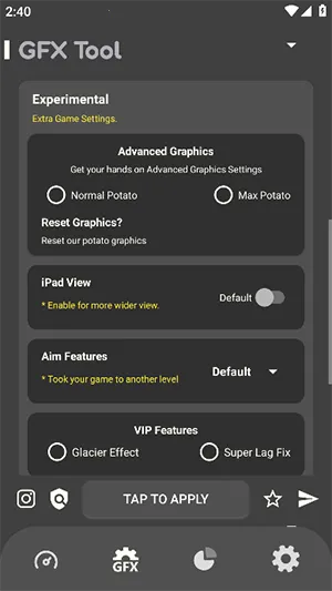 Battle GFX Tool Pro(��Ϸ���ʵ�����)v24.0.0 ��Ѱ��ͼ