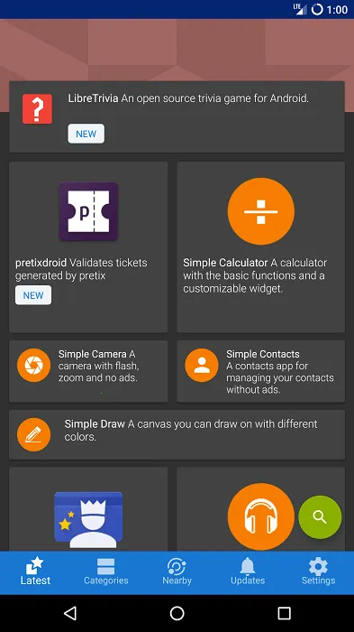 F-Droid(��ԴӦ���̵�)v1.23.1 �ٷ������ͼ