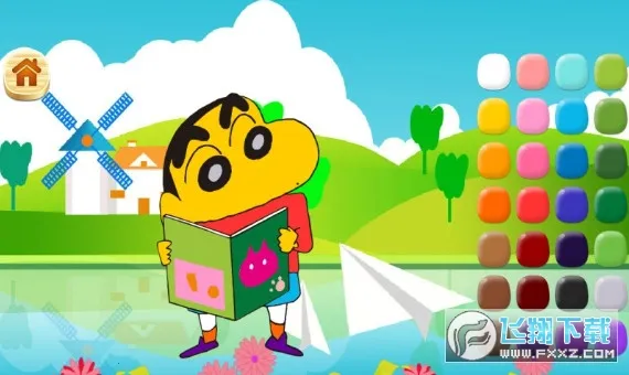 蜡笔小新涂色板2026官方最新版本 蜡笔小新涂色板2026官方最新版本