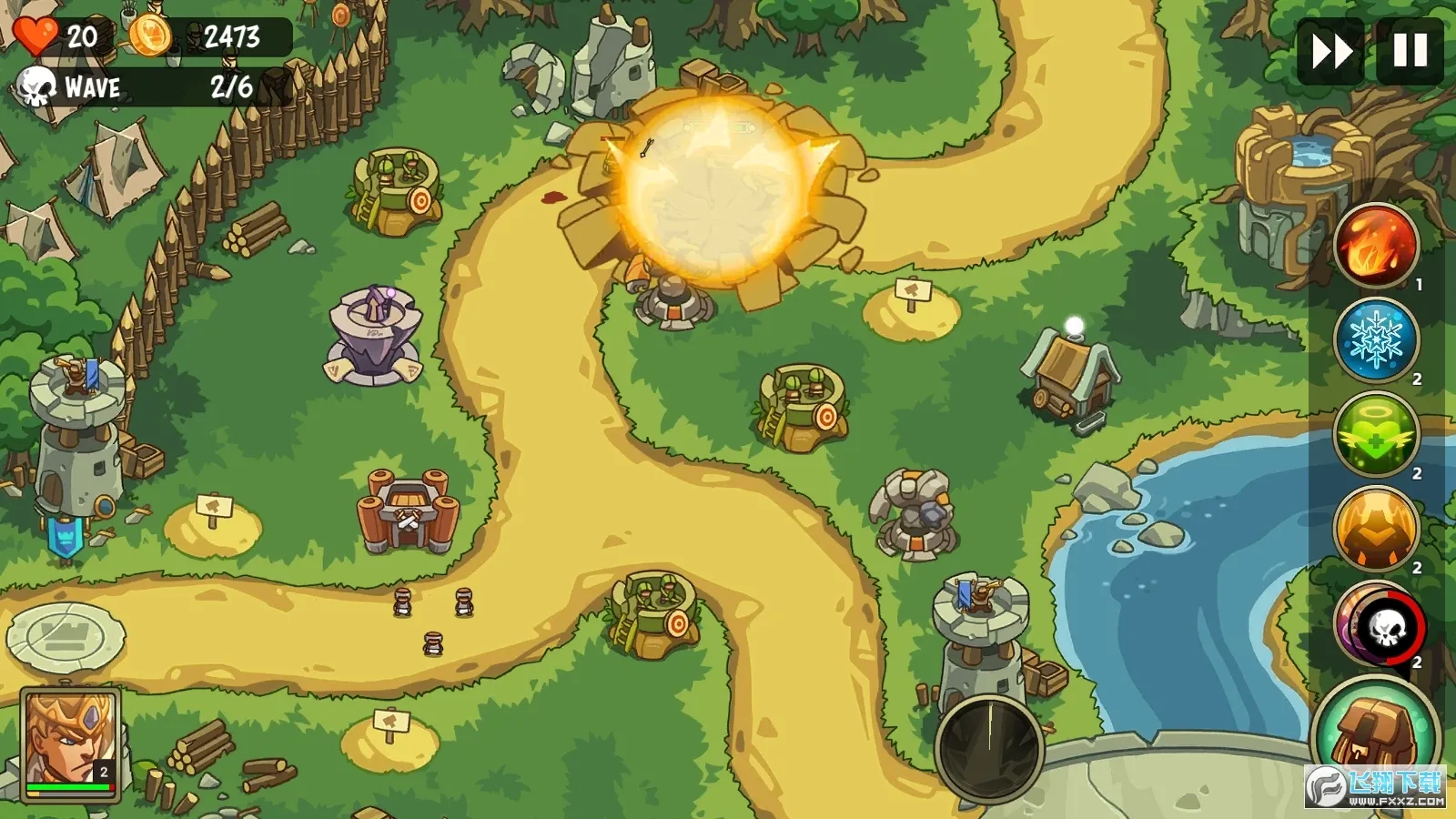 �۹�սʿTD�߼����ƽ�溺����v2.5.56 �ٷ������ͼ